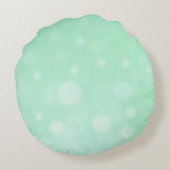 親切である |ピンクとミントグリーンマンダラ ラウンドクッション (裏面)