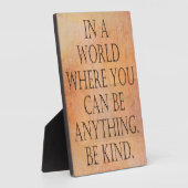 親切である フォトプラーク (側面)