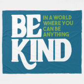 親切である フリースブランケット (正面(横))