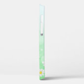 親切である |ホワイト&グリーンフローラ文字美 Case-Mate iPhoneケース (裏面 / 左)