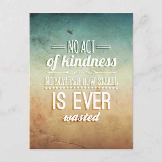 親切である ポストカード (正面)
