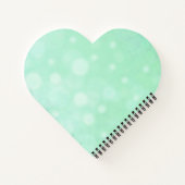 親切である |ミントグリーンとピンク ノートブック (裏面)