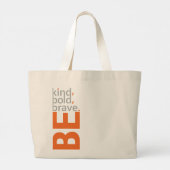 親切である ラージトートバッグ (裏面)