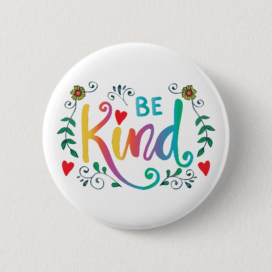 親切である 缶バッジ (正面)