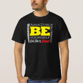 親切である Tシャツ (正面)