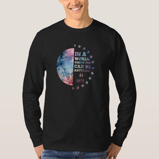 親切でも親切でもできる世界で Tシャツ (正面)