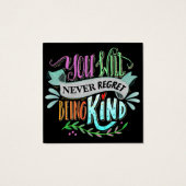 親切で他人をスマイルする (裏面)