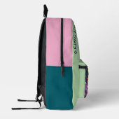 親切で役に立つ… プリントバックパック (左)