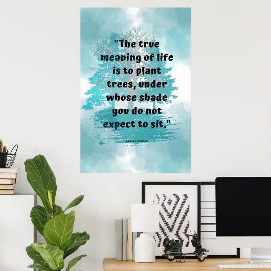 親切と善意ウィズウィズウィズウィズウィズウォール引用文 ポスター (ホームオフィス)