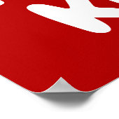 親切なことを言う ポスター (角)