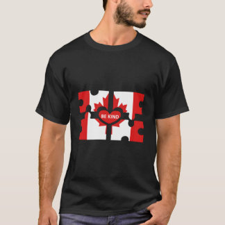 親切なカナダ Tシャツ