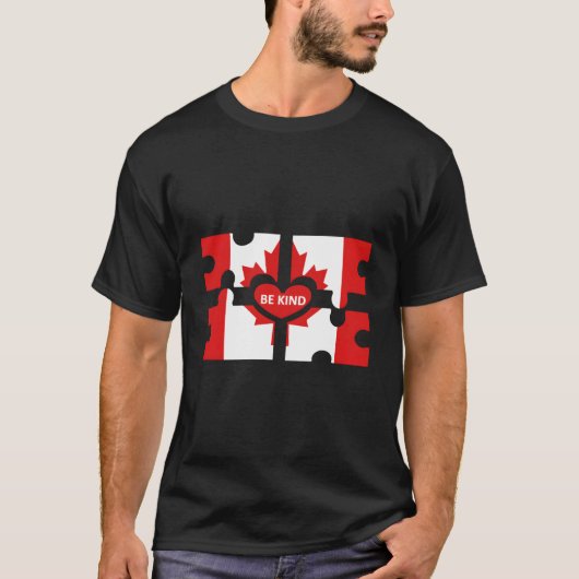 親切なカナダ Tシャツ (正面)