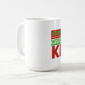 親切なクラシック コーヒーマグカップ (正面左)