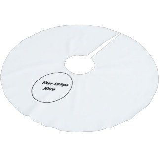 親切なクリスマスツリーのスカートのあなたの1つを作って下さい ブラッシュドポリエステルツリースカート