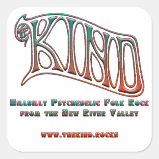 親切なステッカー スクエアシール