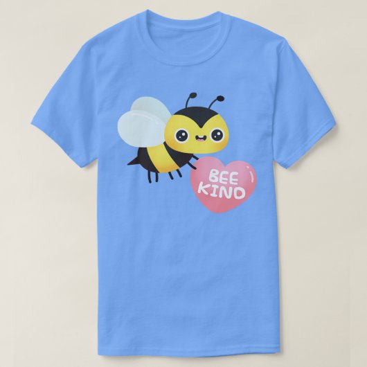 親切なハチの種を吸う Tシャツ (デザイン正面)