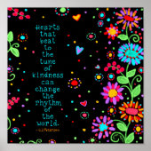 親切なハートが世界の教室を変える ポスター (正面)