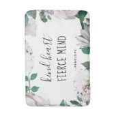 親切なハート激しい心の水の色バスマット バスマット (正面縦)