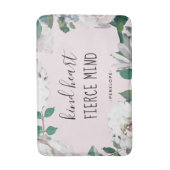 親切なハート激しい心の水の色バスマット バスマット (正面縦)