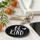 親切なハート キーホルダー (側面)