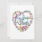 親切なハート サンキューカード (裏面)