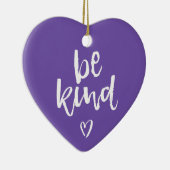 親切なハート セラミックオーナメント (右)