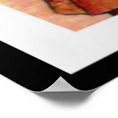 親切なプリント ポスター (角)