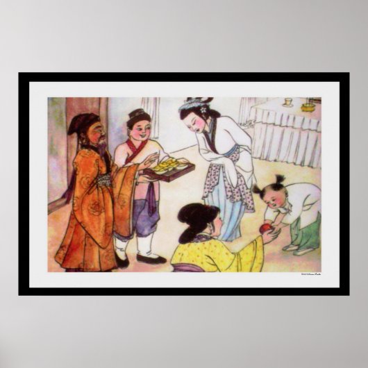 親切なプリント ポスター (正面)