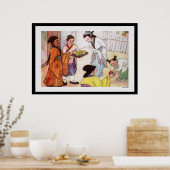 親切なプリント ポスター (キッチン)