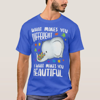 親切なベビー象ママ自閉症子自閉症戦争 Tシャツ