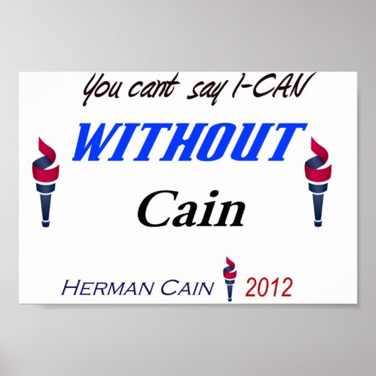親切なポスターのCain 1ではI-CANとは言えない ポスター (正面)