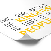 親切なポ感動的スター ポスター (角)