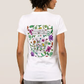 親切なメッセージを伝える Tシャツ (裏面)