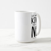 親切な事はことわざNoを意味する コーヒーマグカップ (正面右)