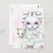 「親切な二人」はがき ポストカード (正面/裏面)