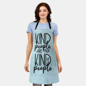 親切な人々引用文 エプロン (着用した状態)
