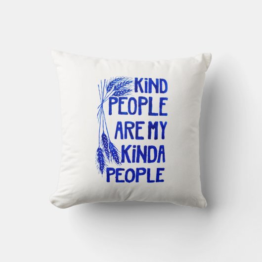 親切な人々装飾用クッション クッション (正面)