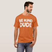 親切な人に優ストップ情統一の日を言われる Tシャツ (正面フル)