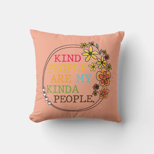 親切な人は私の親切な人だ クッション (正面)