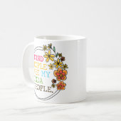 親切な人は私の親切な人だ コーヒーマグカップ (正面左)