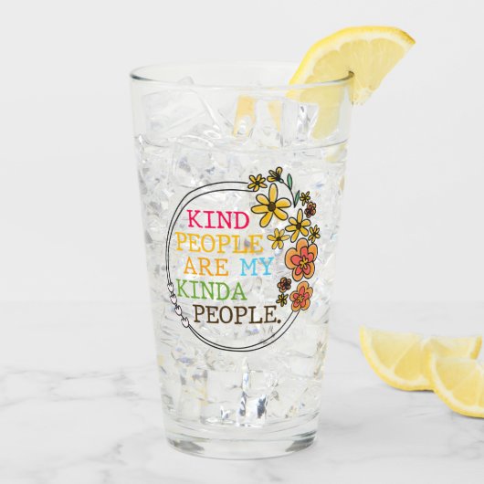 親切な人は私の親切な人だ タンブラーグラス (アイス裏面)