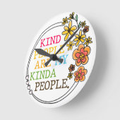 親切な人は私の親切な人だ ラウンド壁時計 (傾斜)