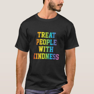 親切な人を扱う同性愛者LGBTQ Love Tシャツ