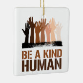 親切な人間である セラミックオーナメント (右)