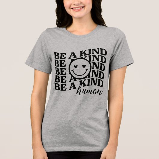 親切な人間である トライブレンドＴシャツ (正面)