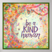 親切な人間のかわいらし心インスパイアを持つ ポスター (正面)