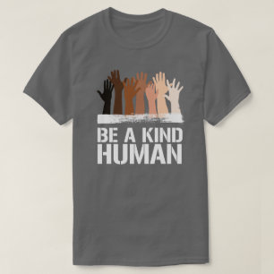 親切な人間の正方形のステッカーである Tシャツ