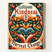 親切な収穫の変化を助長する ノートブック (裏面)