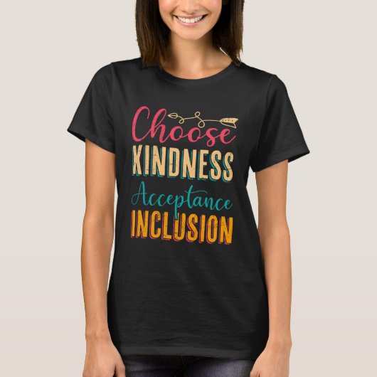 親切な受け入れインクルージョンの選択Diversity Sol Tシャツ (正面)