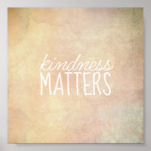 親切な問題引用文ヴィンテージルックス水色 ポスター (正面)